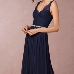 BHLDN Fleur Dress - Navy - 2